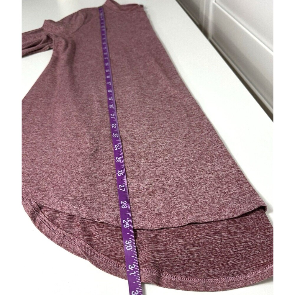 REB In J 220 High-Low Tunic Tee Womens M Soft 3/4 Sleeve Heathered *TINY FLAW* - Picture 10 of 10